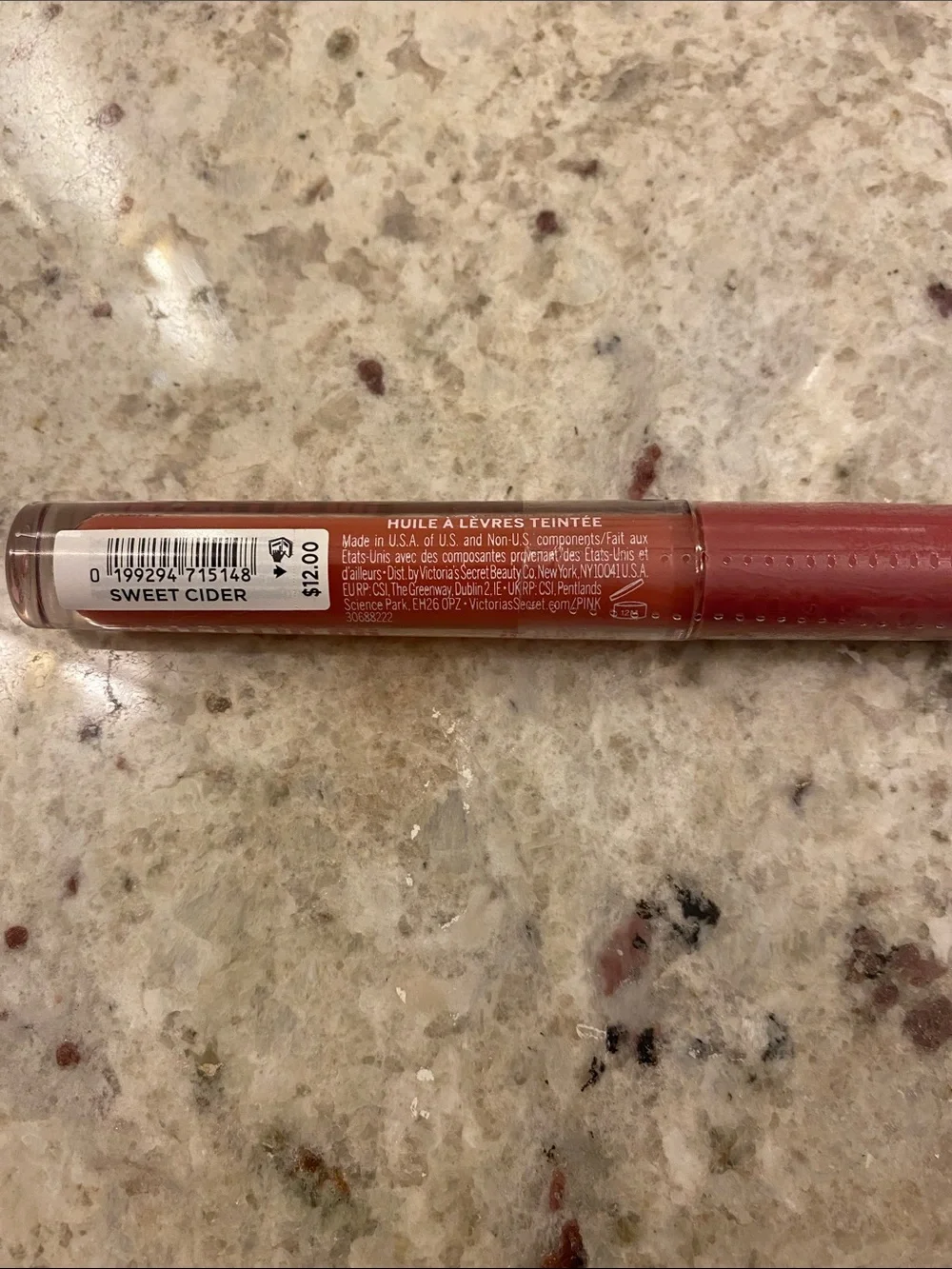 Sweet Cider Tinted Lip Oil - Pink Victoria’s Secret .11 oz new & sealed